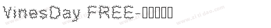 VinesDay FREE字体转换